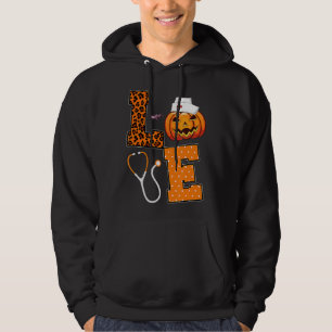 Ama enfermeira de amor de halloween, camisa de enf