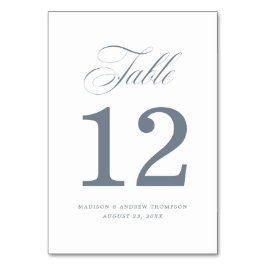 Amado | Cartões de números de tabela de casamento