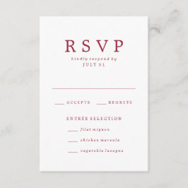 Amado | Cartões RSVP De Casamento