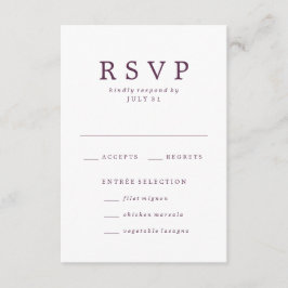 Amado | Cartões RSVP De Casamento