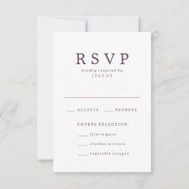 Amado | Cartões RSVP De Casamento
