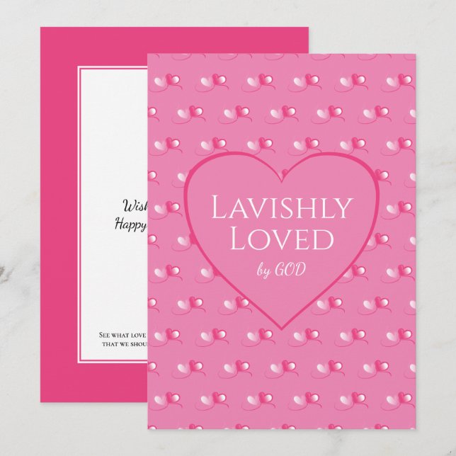 AMADO PELO Dia de os namorados Personalizado de Co (Frente/Verso)