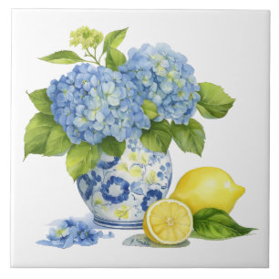 Amalfi Coast Watercolor — Lemon Mediterrâneo