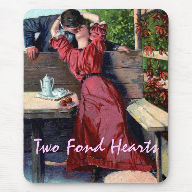 Amando o Beijo Mousepad (Frente)