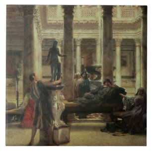Amante da arte romana de Alma-Tadema  , 1870