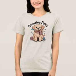 Amante de Cães Artísticos Patas Criativas Retrieve