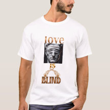 amante de camiseta de amor cego