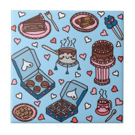 Amante de chocolate fofo