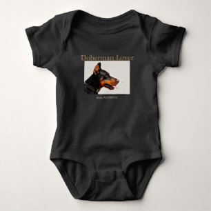 Amante de Doberman - Bebê HAMbWG Camiseta