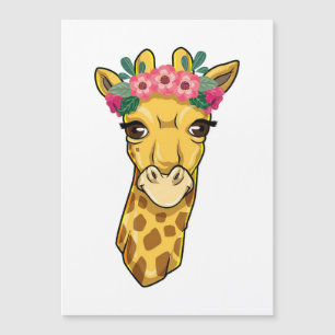 Amante de Girafa Coroa de Flores de Girafa