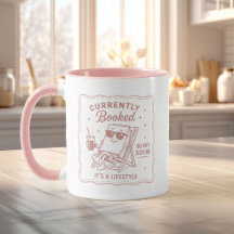 Amante de Livros Divertido Caneca de Café Reservad