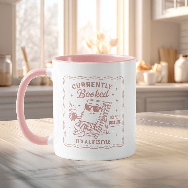 Amante de Livros Divertido Caneca de Café Reservad (Criador carregado)