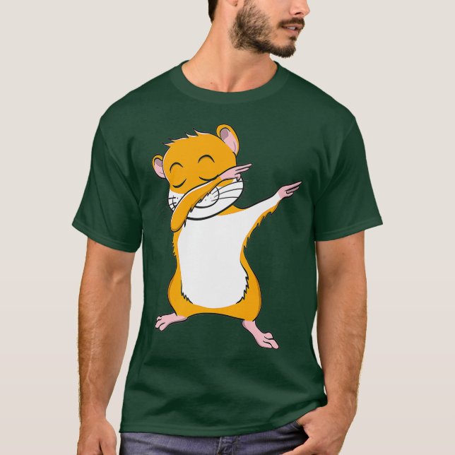 Amante de os animais de Camisa Dab de Hamster Gerb (Frente)