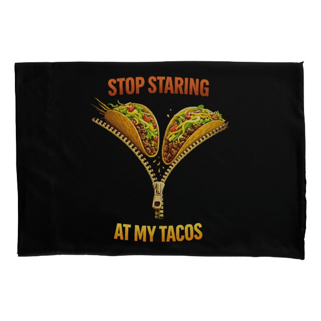 Amante de Taco Divertido Pare de Fitar (Frente)