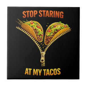 Amante de Taco Engraçado Para de Olhar