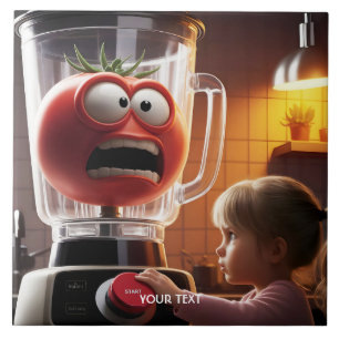 Amante de tomate de garota fantástica