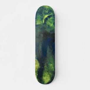 Amante Desiludido 1 Deck de Skate Abstrato Verde E