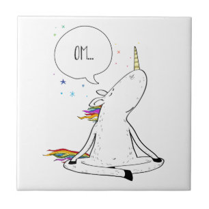 Amante engraçado do unicórnio da ioga do unicór