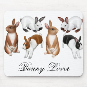 Amante Mousepad do coelho