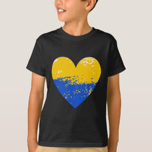 Amante Ucraniano Camisa Coração Ucrânia Apoio Ucrâ