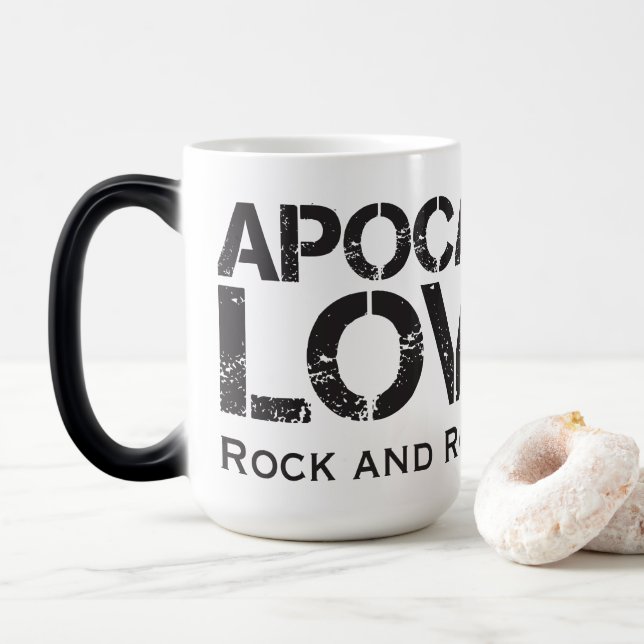Amantes apocalípticos # desde 1989 caneca de café (Com Donut)