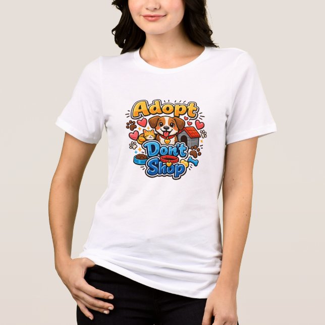 Amantes de cães Adopt Don't Shop (Frente)