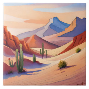 Amantes de cena divertida no deserto