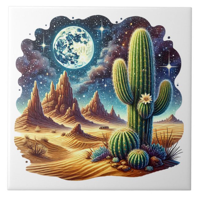 Amantes de cena divertida no deserto (Frente)