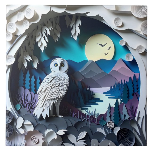 Amantes de coruja-branca (Frente)