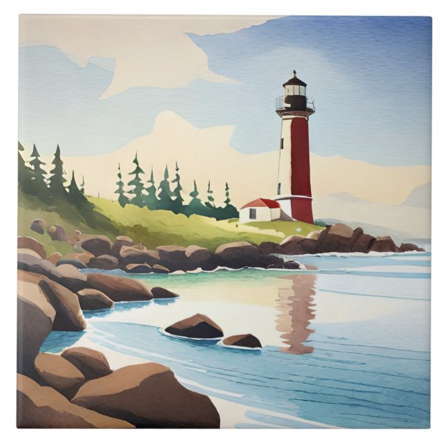 Amantes de farol de praia divertido  (Frente)