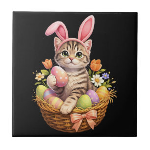 Amantes de Gatinhos Fofos Feliz Páscoa Gato
