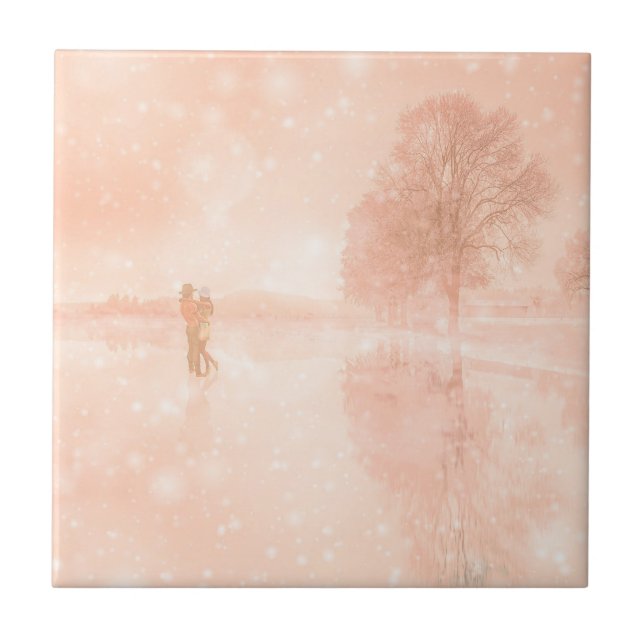 Amantes em um lago congelado          (Frente)