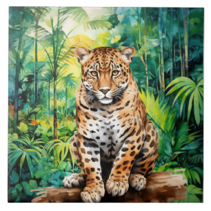 Amantes legais de leopardos da selva