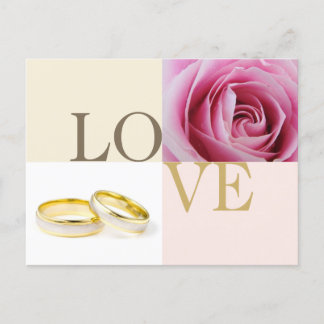 AMAR anéis de casamento costume salvar cartões pos