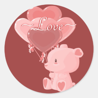 Amar os adesivos do urso
