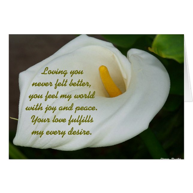 Amar você - Cartão (Frente Horizontal)