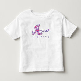 Amara dá nome e significa uma camisa monográfica