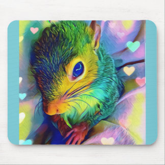 Amaranto cercado pelo mousepad do amor