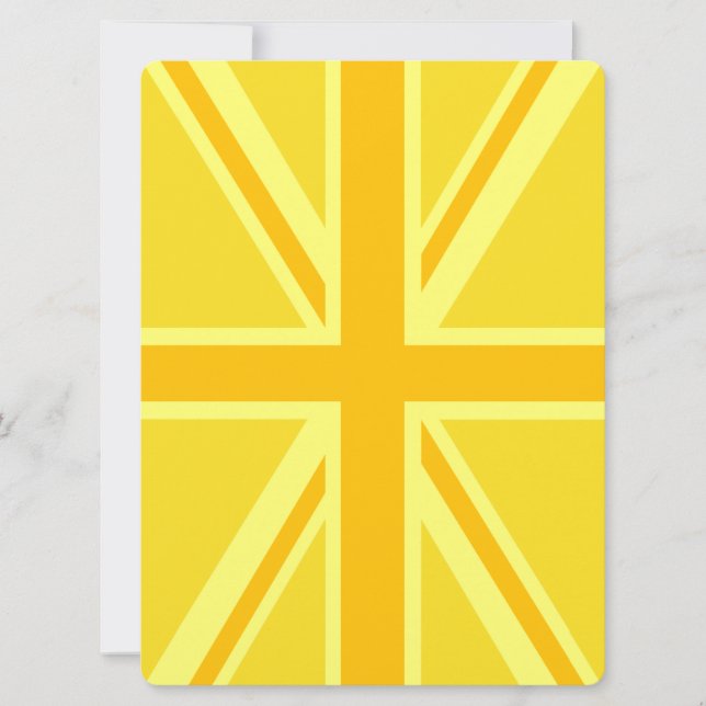 Amarelo Amarelo Jack British Flag Background (Frente)