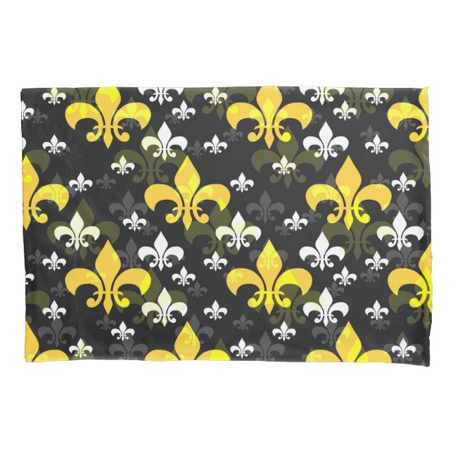 Amarelo Branco Fleur De Lis (Frente)
