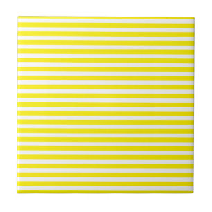 Amarelo Branco Listras Simples Moderno Minimalista