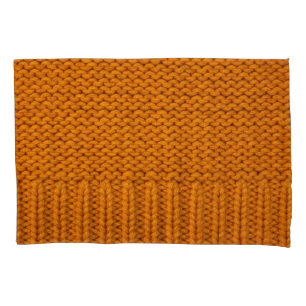 Amarelo brilhante: textura tricotada à mão.