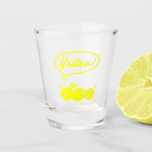 Amarelo! Copo de shot