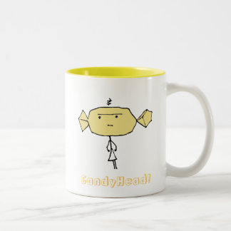 Amarelo da caneca do grrr de CandyHead