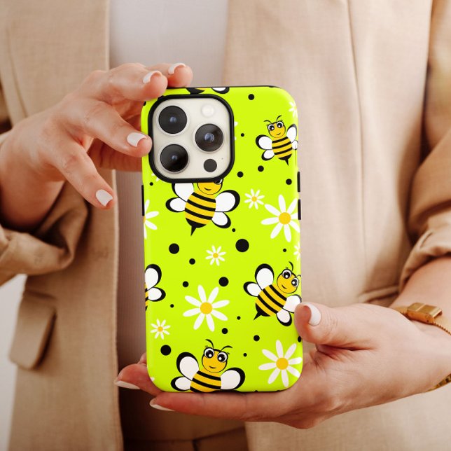 Amarelo Daisy Bumblebes | iPhone 14 Case-Mate (Criador carregado)
