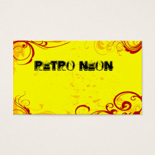Amarelo de néon retro