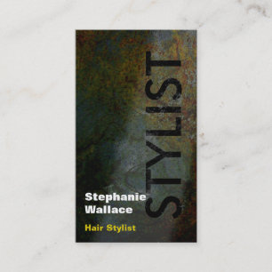 Amarelo do preto do cartão de visita do