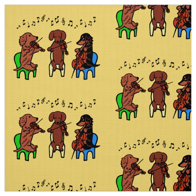 Amarelo do tecido do músico do trio de corda do (Modelo)