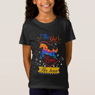 Amarelo, Essa Menina Ama Sua Camiseta Cavalo