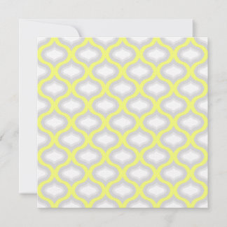 Amarelo Moderno e Sombras do Convite GreyWedding